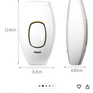 White and Gold IPL Hair Removal Device